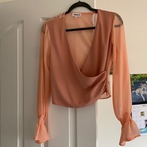 Sheer Long Sleeve Top